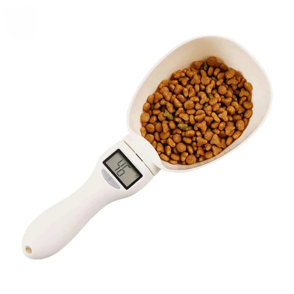 Pet Food Scale Electronic Measuring Tool Precision Weighing Dog Cat Feeding Food Measuring Spoon Digital Display Kitchen Scale