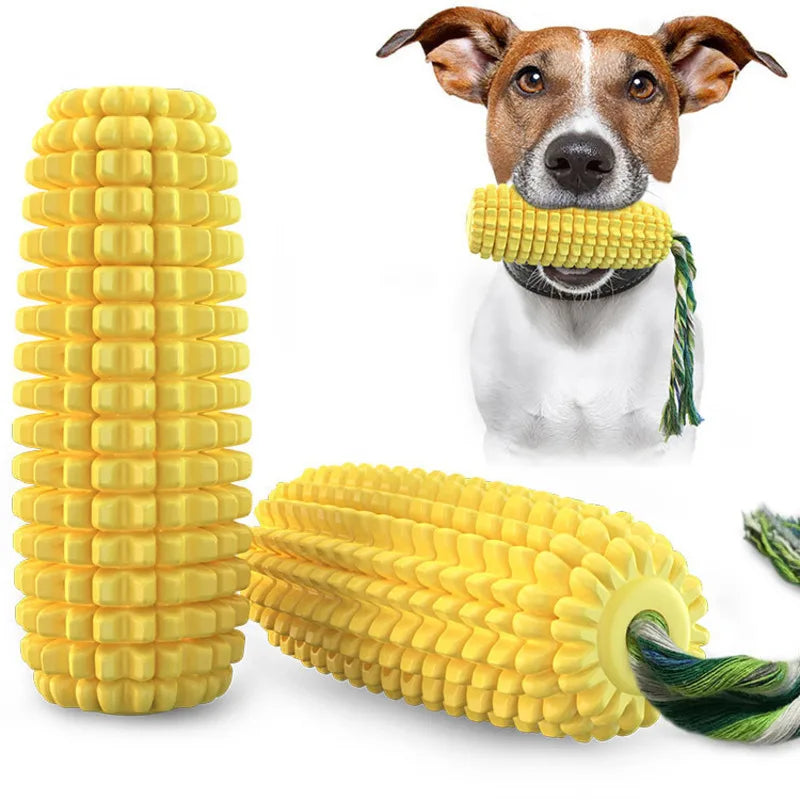 Dog Chew Toys, Puppy Toothbrush Clean Teeth Interactive Corn Toys, Dog Toys Aggressive Chewers Meduium Large Breed